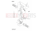 SUZUKI DR200SE K7 (2007) (E06,E24) 42 - HANDLE LEVER (MODEL K6/K7/K8/K9 E24)