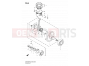 SUZUKI DR200SE K9 (2009) (E03,E28,E33) 6 - CRANKSHAFT