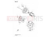 SUZUKI DR200SE L0 (2010) (E03,E28,E33) 13 - OIL PUMP