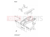 SUZUKI DR200SE L0 (2010) (E03,E28,E33) 45 - REAR SWINGING ARM
