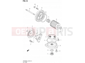 SUZUKI DR200SE L3 (2013) (E06) 13 - OIL PUMP