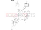 SUZUKI DR200SE L3 (2013) (E06) 50 - LABEL (DR200SEL3 E24)