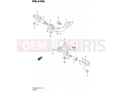 SUZUKI DR200SE L5 (2015) (E24) 415A - FOOTREST