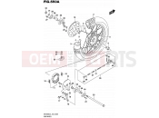SUZUKI DR200SE L5 (2015) (E24) 550A - REAR WHEEL