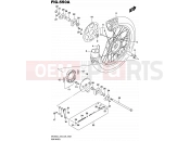 SUZUKI DR200S L5 (2015) (E03,E28,E33) 550A - REAR WHEEL