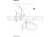 SUZUKI DR200S L5 (2015) (E71) 911A - KNUCHLE COVER SET (OPTIONAL)