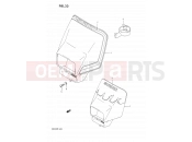 SUZUKI DR250 L (1990) 33 - HEADLAMP HOUSING