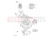 SUZUKI DR250 M (1991) 1 - CYLINDER HEAD