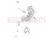 SUZUKI DR250 M (1991) 35 - FRONT WHEEL