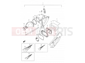 SUZUKI DR250R X (1999) 12 - AIR CLEANER
