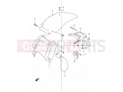 SUZUKI DR250R X (1999) 39 - REAR FENDER