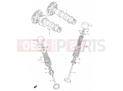 SUZUKI DR250R Y (2000) 9 - CAM SHAFT / VALVE