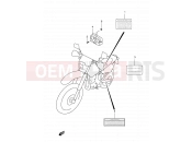 SUZUKI DR250R Y (2000) 40 - LABEL