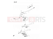 SUZUKI DR250S D (1983) 37 - STAND - REAR BRAKE