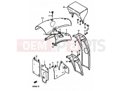 SUZUKI DR250S E (1984) 64 - REAR FENDER