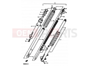 SUZUKI DR250S G (1986) 46 - FRONT FORK (MODEL F/G/H)
