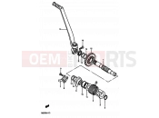 SUZUKI DR250S H (1987) 16 - KICK STARTER