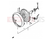 SUZUKI DR250S H (1987) 23 - HEADLAMP (E01,E02,E06,E24,E41)