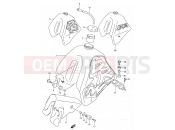 SUZUKI DR250S L (1990) 30B - FUEL TANK (MODEL N/P/R E24)