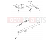 SUZUKI DR250S L (1990) 28 - STAND - REAR BRAKE