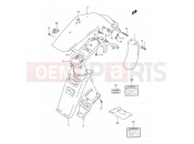 SUZUKI DR250S L (1990) 47 - REAR FENDER