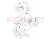 SUZUKI DR250S M (1991) 30 - FUEL TANK (MODEL L/M)