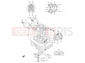 SUZUKI DR250S N (1992) 1 - CYLINDER HEAD
