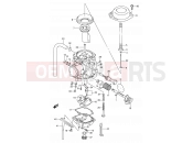 SUZUKI DR250S N (1992) 9A - CARBURETOR (MODEL N/P/R E21)