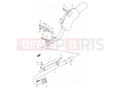 SUZUKI DR250S P (1993) 11 - MUFFLER