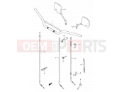 SUZUKI DR250S P (1993) 39 - HANDLEBAR (MODEL L/M,MODEL N/P/R E24)