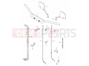 SUZUKI DR250S P (1993) 39A - HANDLEBAR (MODEL N/P/R E21)