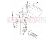 SUZUKI DR250S P (1993) 40 - RIGHT HANDLE SWITCH (MODEL L/M,MODEL N/P/R E24)