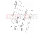 SUZUKI DR250S P (1993) 34 - FRONT DAMPER