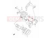 SUZUKI DR250S P (1993) 49A - REAR CALIPER (MODEL N/P)