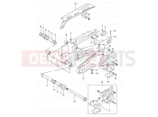 SUZUKI DR250S R (1994) 44A - REAR SWINGING ARM (MODEL R)