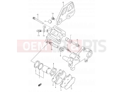 SUZUKI DR250S R (1994) 49B - REAR CALIPER (MODEL R)