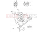 SUZUKI DR250SE S (1995) 1 - CYLINDER HEAD