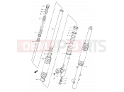 SUZUKI DR350 L (1990) (E01) 38A - FRONT DAMPER (MODEL S/T E01)