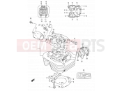 SUZUKI DR350 L (1990) (E03) 1 - CYLINDER HEAD