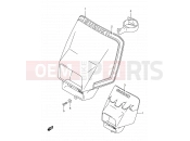 SUZUKI DR350 L (1990) (E03) 30 - HEADLAMP COVER (MODEL L/M)