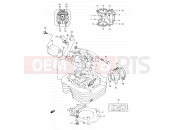 SUZUKI DR350 L (1990) (E03,E28,E33) 1 - CYLINDER HEAD