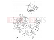 SUZUKI DR350 M (1991) (E01) 4 - CRANKCASE COVER