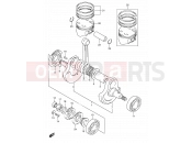 SUZUKI DR350 M (1991) (E03) 5 - CRANKSHAFT