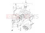 SUZUKI DR350 M (1991) (E03) 10 - AIR CLEANER