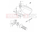 SUZUKI DR350 M (1991) (E03) 33 - RIGHT KNUCKLE COVER