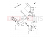 SUZUKI DR350 M (1991) (E03) 34 - LEFT KNUCKLE COVER
