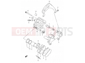 SUZUKI DR350 M (1991) (E03) 46 - REAR CALIPER (MODEL L/M)