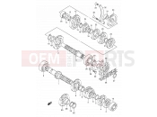 SUZUKI DR350 N (1992) (E01) 15A - TRANSMISSION (E.NO.106033%)
