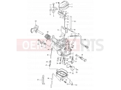 SUZUKI DR350 N (1992) (E03) 9 - CARBURETOR (MODEL L/M/N/P)