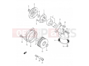 SUZUKI DR350 N (1992) (E03) 12 - OIL PUMP